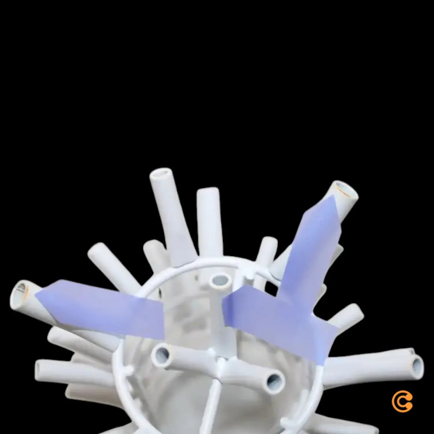 B-Ware Kare Feather Palm Stehleuchte Mit Federn Stehlampe Lampe Leuchte Siehe Text/Foto - 4025621537502