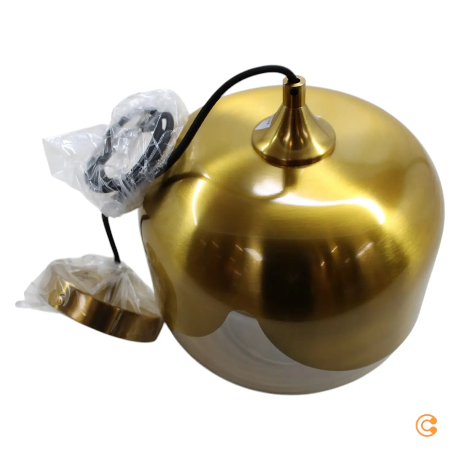 B-Ware Kare Golden Goblet Hängeleuchte Hängeleuchte E27 Led Pendelleuchte ø 25 Cm Lampe - 4025621676348