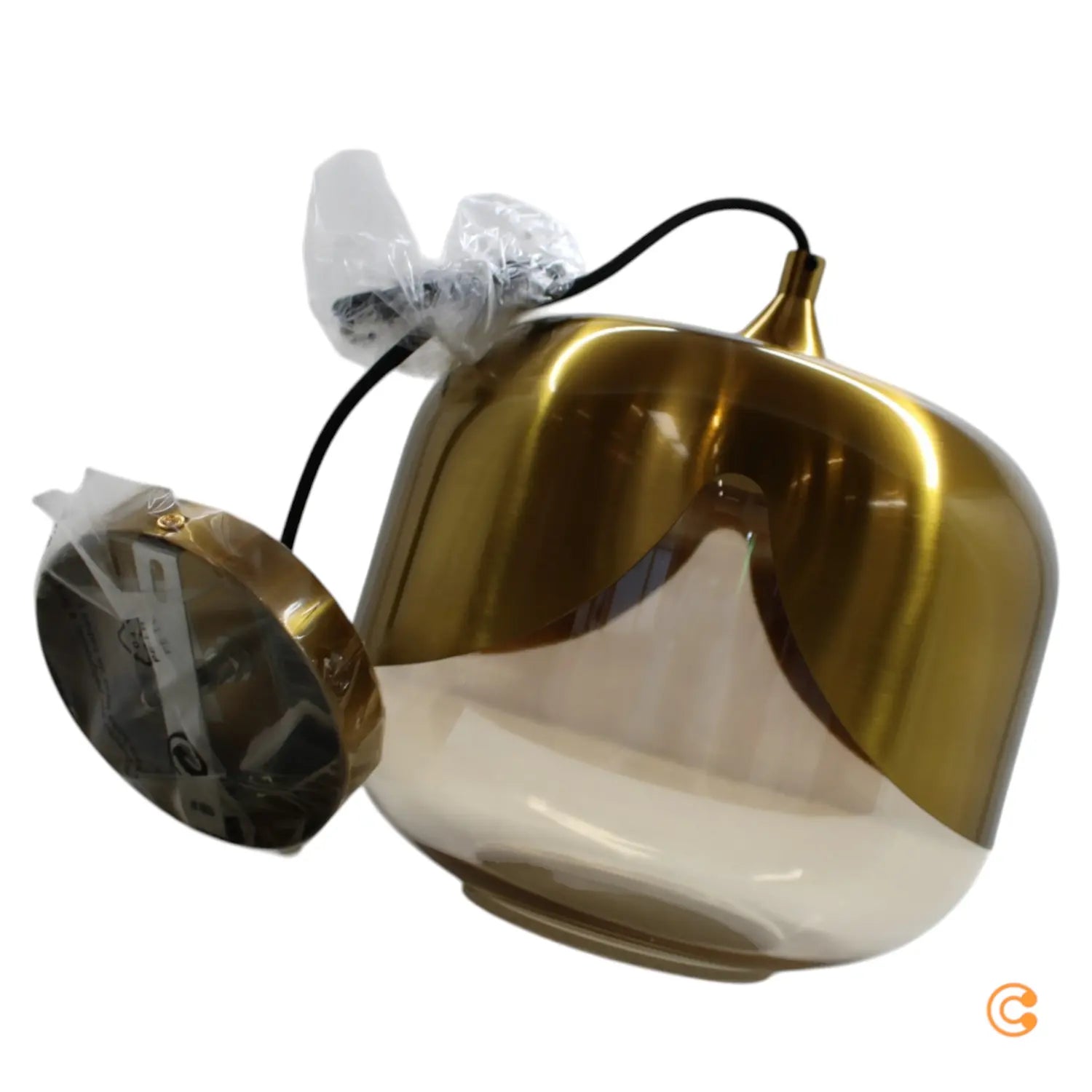 B-Ware Kare Golden Goblet Hängeleuchte Hängeleuchte E27 Led Pendelleuchte ø 25 Cm Lampe - 4025621676348