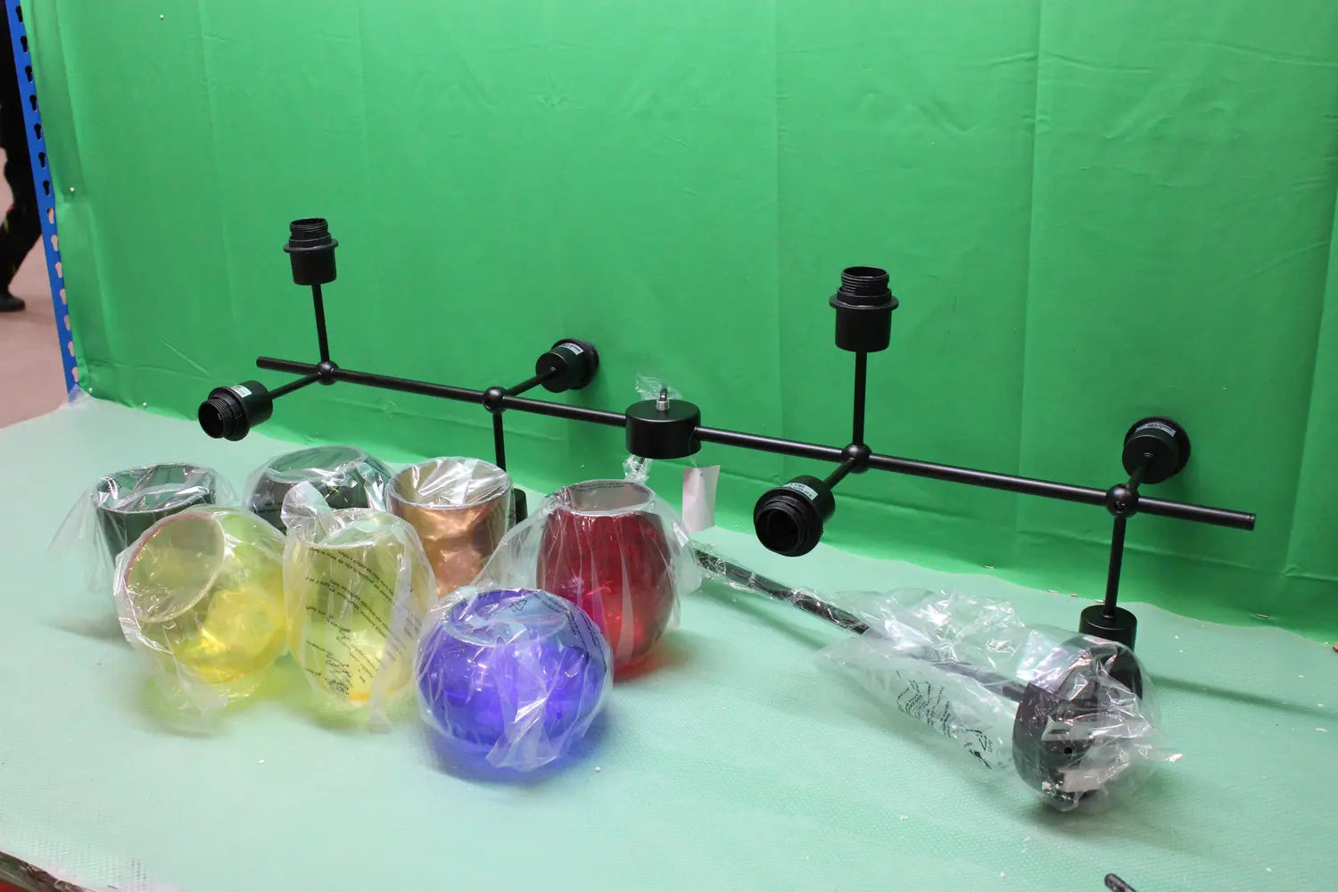 B-Ware Kare Hängeleuchte Lampe Mazzo Otto Glas Multicolor Siehe Text/Foto - 4025621555841