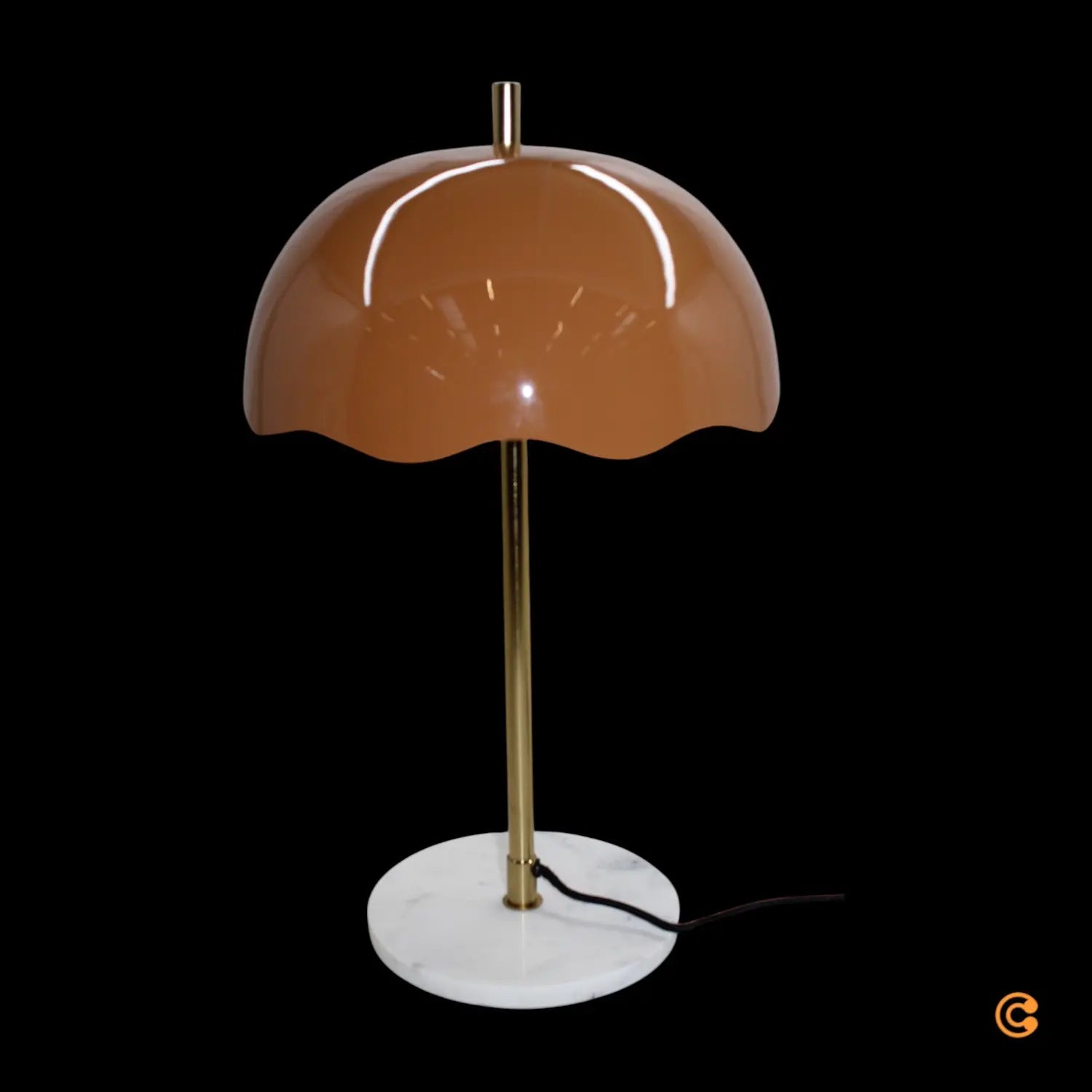 B-Ware Kare Lia Tischleuchte Stahl/Marmor Tischlampe Leuchte Lampe Tischlicht Licht - 4025621565291