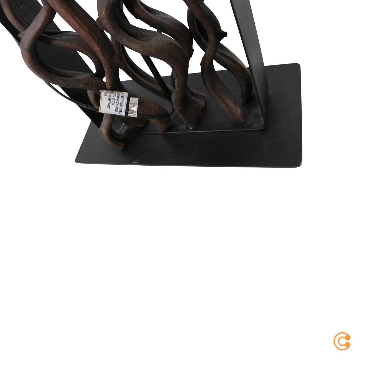 B-Ware Kare Design Nature Wave Stehleuchte Mit Holz Standleuchte Stehlampe Lampe - 4025621518051