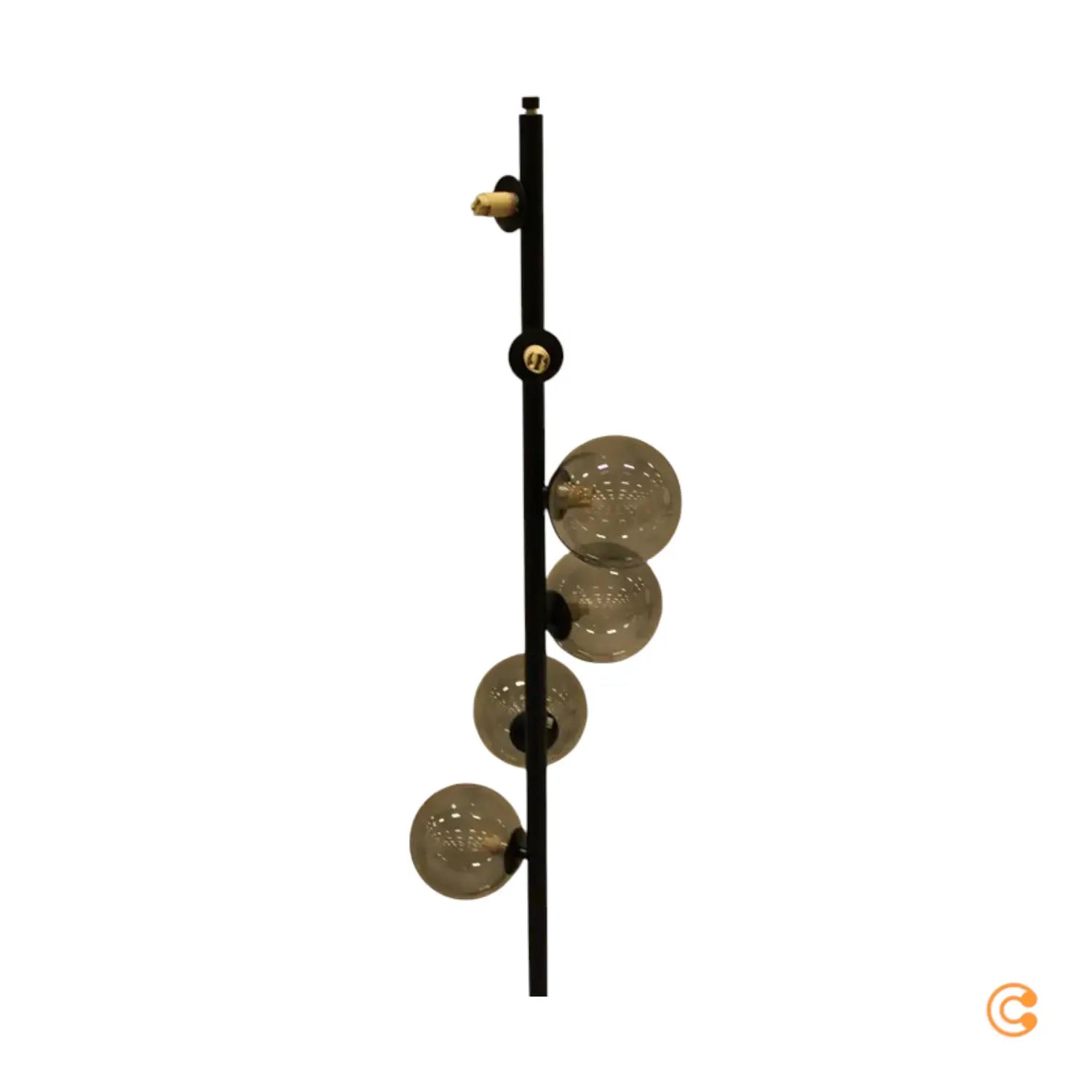 B-Ware Kare Stehleuchte Lampe Scala Balls Marmorfuß 6fl Led G9 Schwarz Siehe Text/Foto - 4025621525080