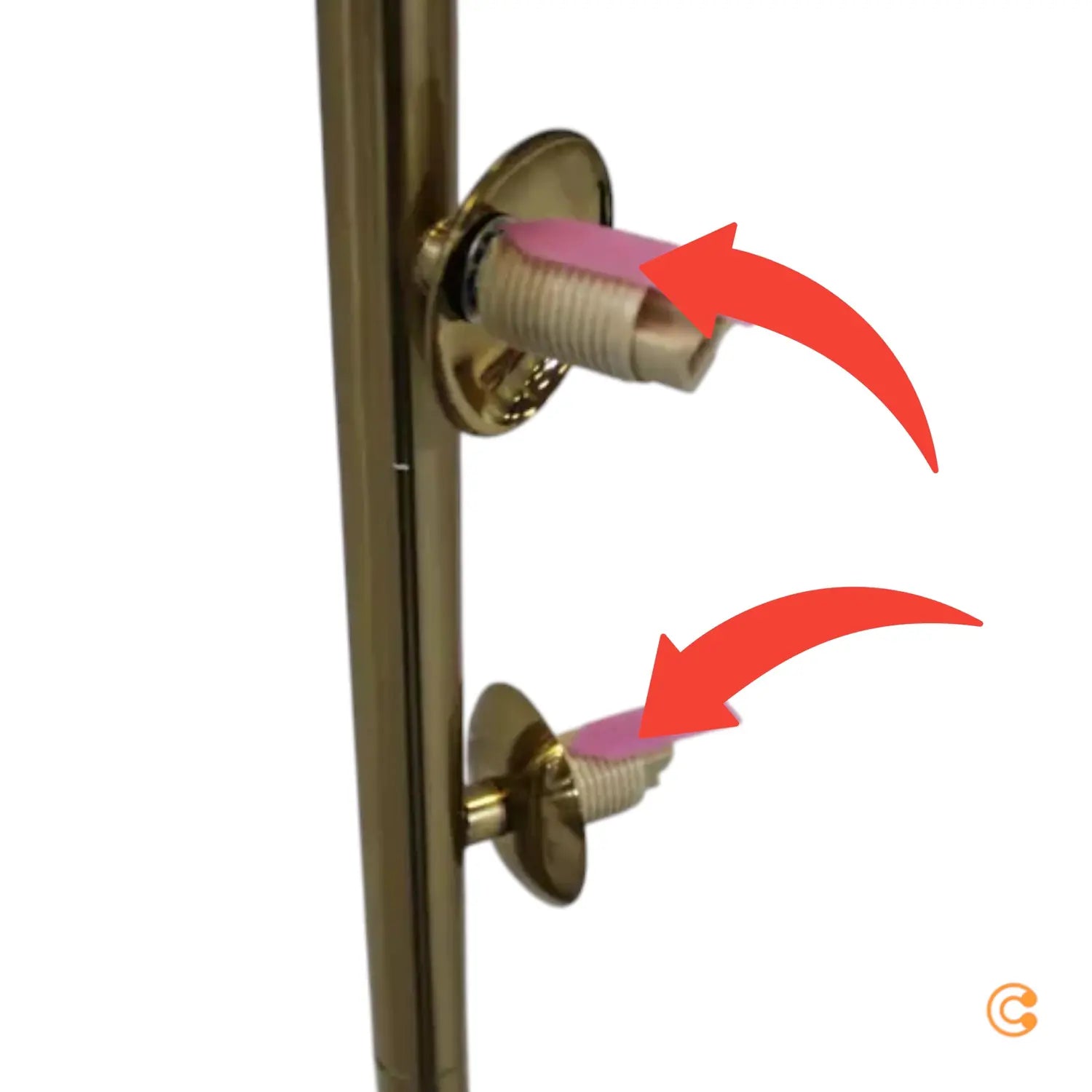 C-Ware Kare Scala Balls Stehleuchte Sechsflammig Gold G9 Stehlampe Siehe Text/Foto - 4025621525097