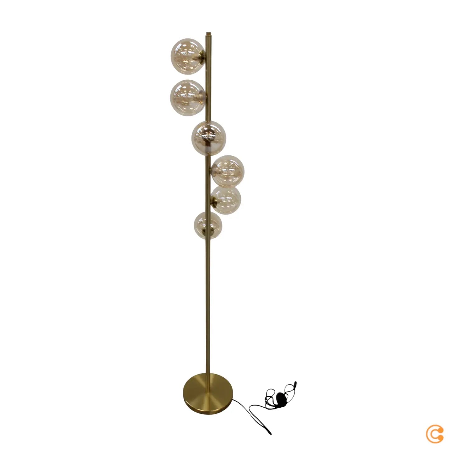 B-Ware Kare Scala Balls Stehleuchte Sechsflammig Gold G9 Stehlampe Lampe Leuchte Lic758