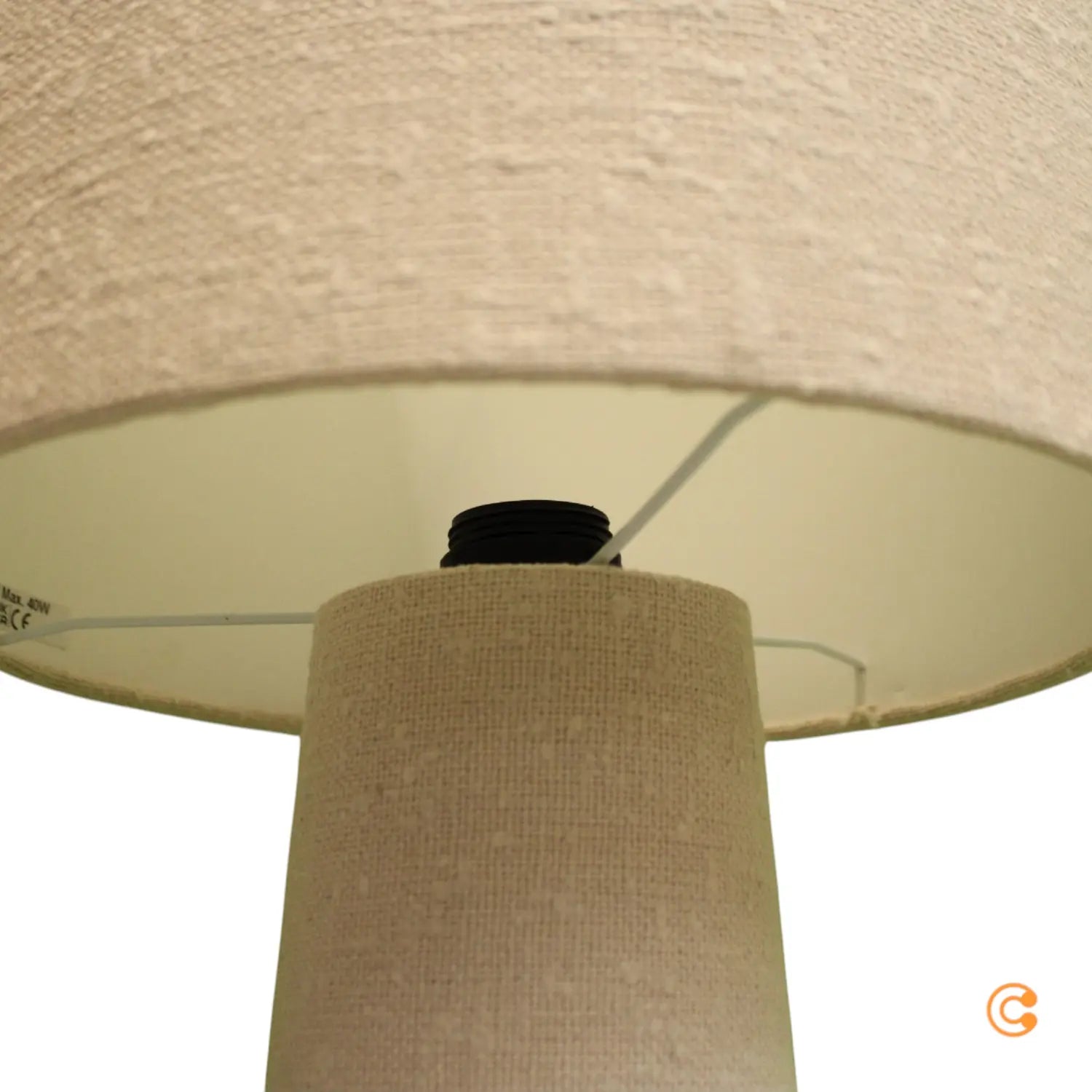 B-Ware Kare Design Stehleuchte Stehlampe Marleen Boucle Beige Stahl Led Siehe Text/Foto - 4025621564830