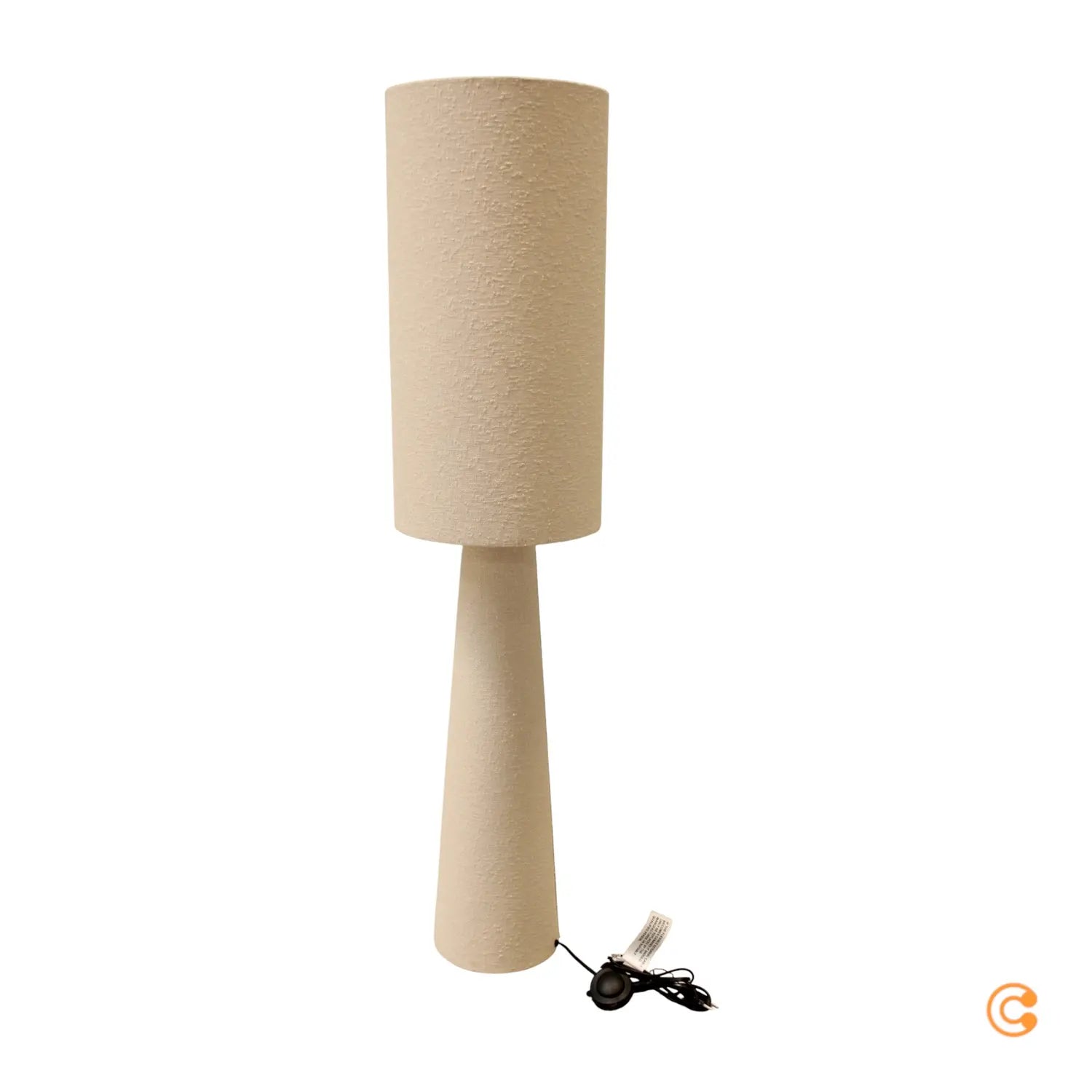 B-Ware Kare Design Stehleuchte Stehlampe Marleen Boucle Beige Stahl Led Siehe Text/Foto - 4025621564830