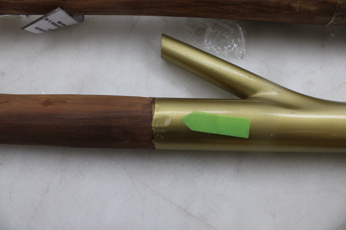Kare Stehleuchte Stehlampe Twig Grün Gold Baumwolle Holz E27 SIEHE TEXT/FOTO - 4025621575672