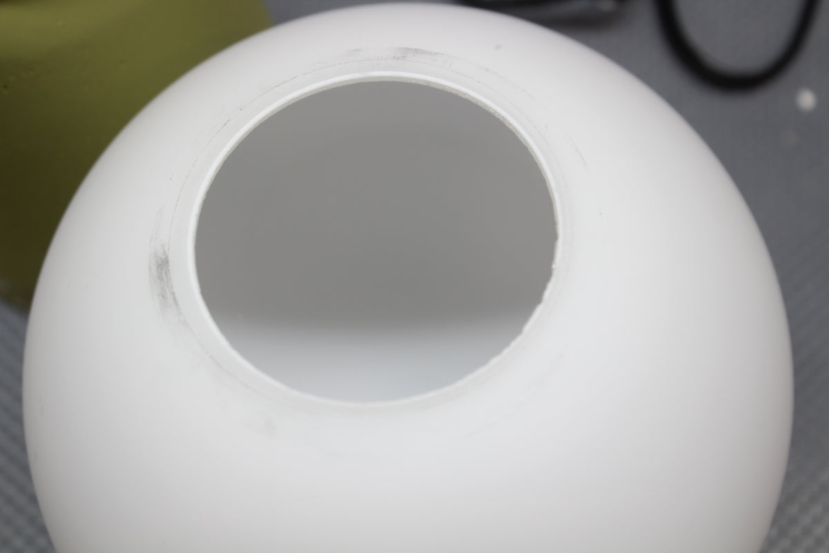 KARE Tischlampe Tischleuchte Bollie Betonfuß grün Opalglas 31 cm SIEHE TEXT/FOTO - 4025621561019