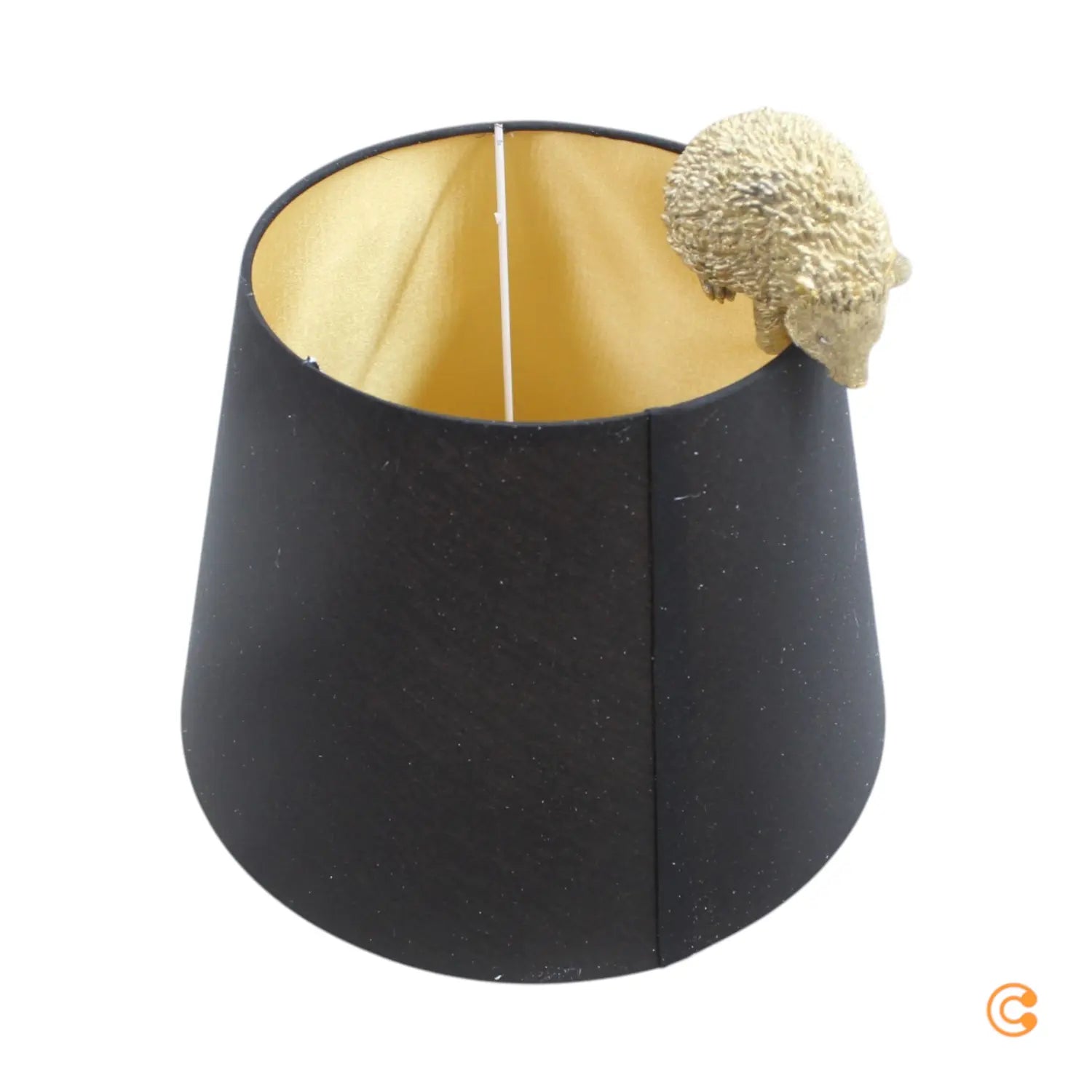 B-Ware Kare Tischleuchte Lampe Igel Familie Animal Gold Braun E27 Leuchte Wohnzimmer - 4025621568599