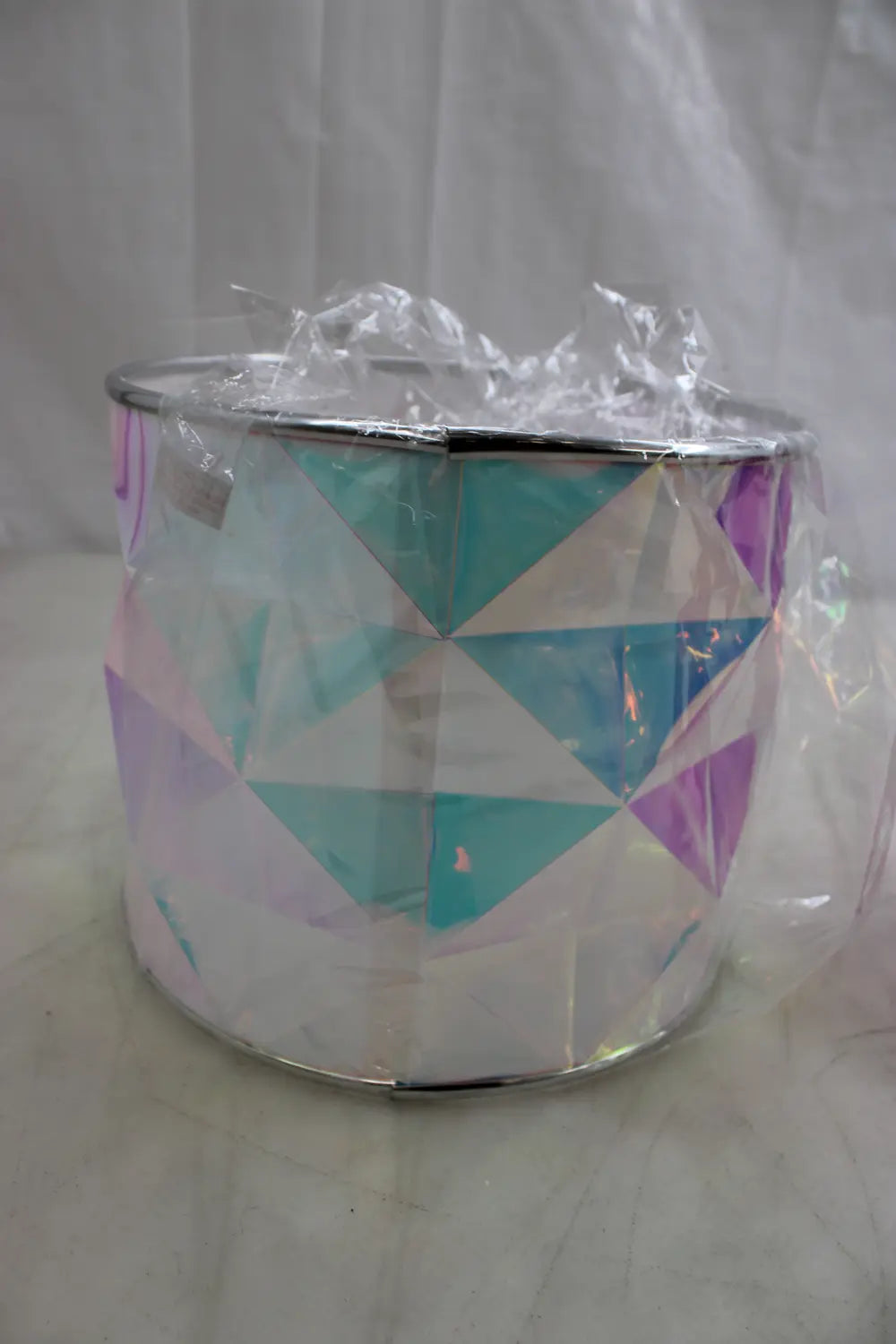 B-Ware Kare Tischleuchte Lampe Coachella Rosa Blau Polyester Stahl Siehe Text/Foto - 4025621566557