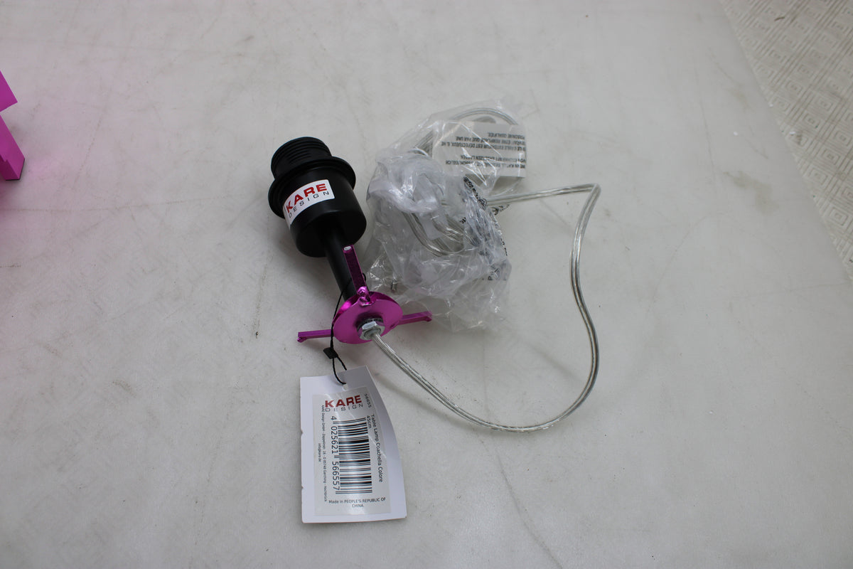 KARE Tischleuchte Lampe Coachella rosa blau Polyester Stahl SIEHE TEXT/FOTO - 4025621566557