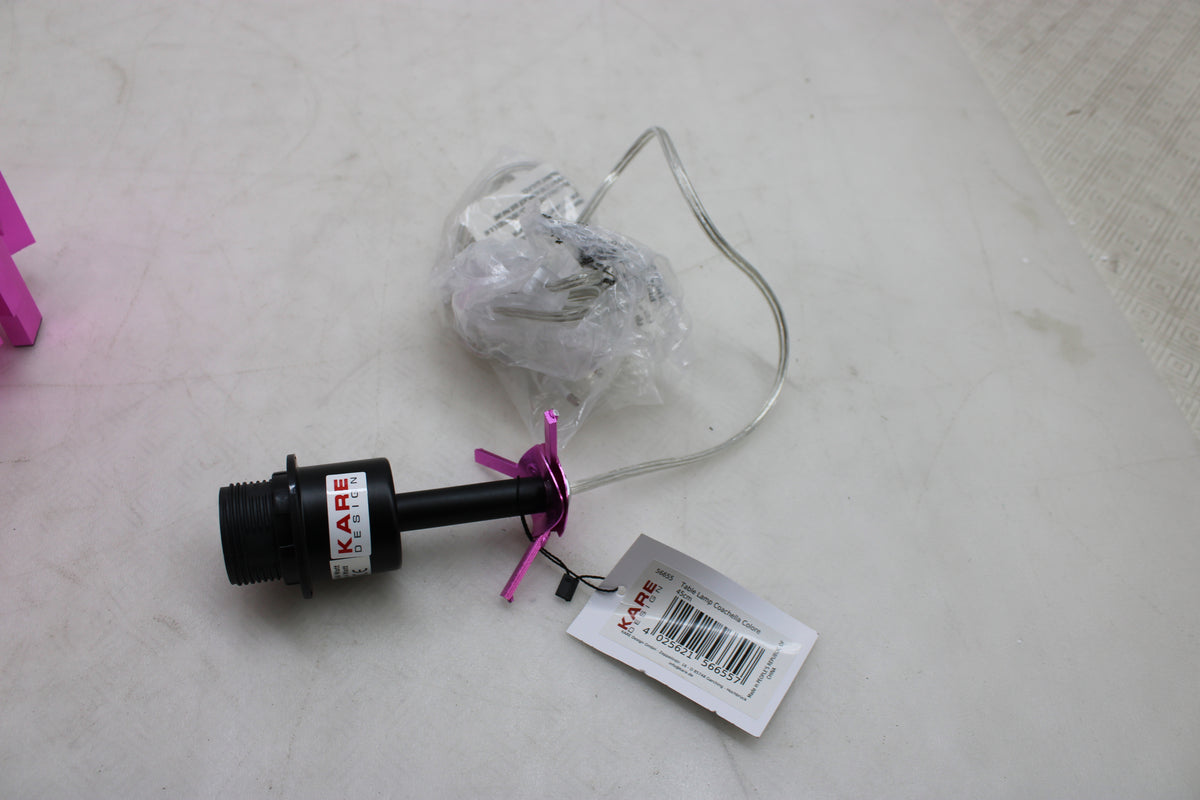KARE Tischleuchte Lampe Coachella rosa blau Polyester Stahl SIEHE TEXT/FOTO - 4025621566557