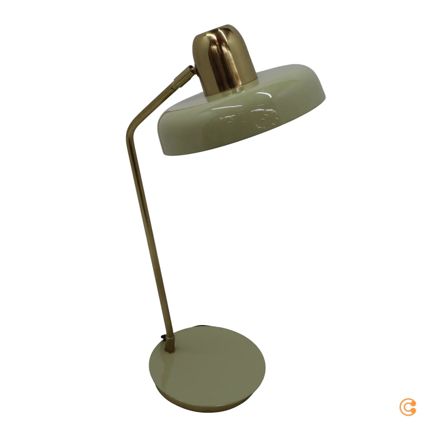 B-Ware Kare Tischleuchte Lampe Grün Stahl Leuchte Höhe 56 Cm E27 40 W  - 4025621565215