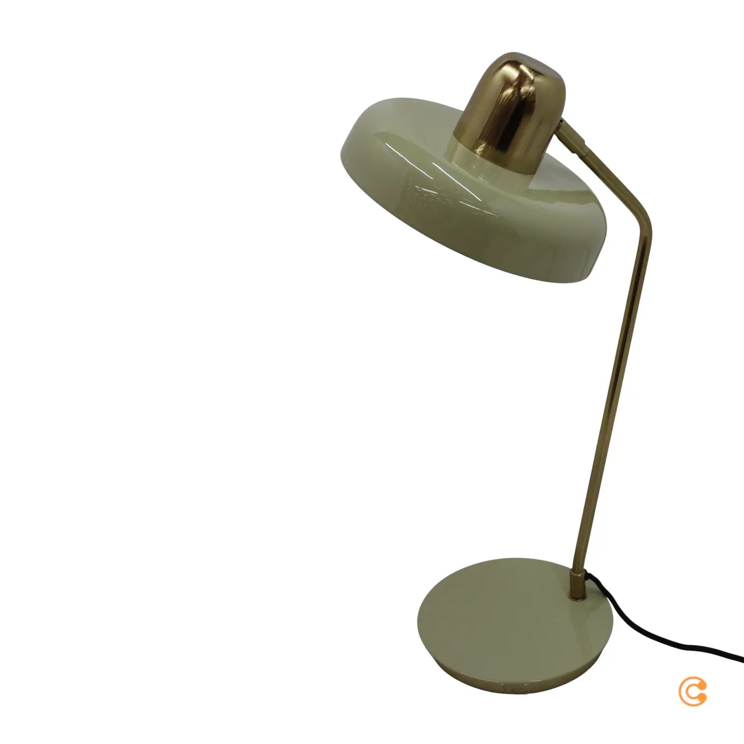 B-Ware Kare Tischleuchte Lampe Grün Stahl Leuchte Höhe 56 Cm E27 40 W  - 4025621565215