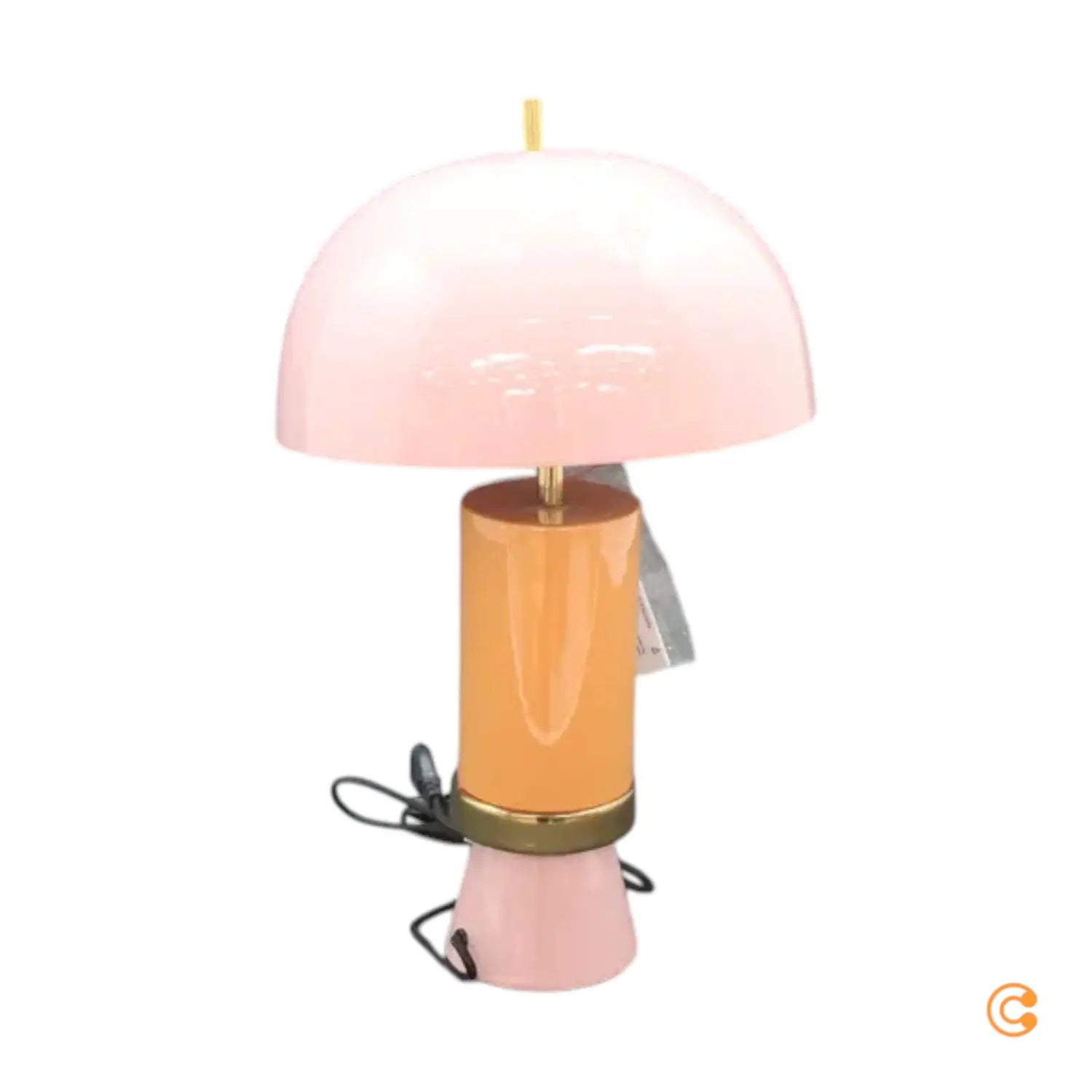 B-Ware Kare Tischleuchte Josy Lampe Pink Orange Leuchte Tischlampe Siehe Text/Foto - 4025621564416