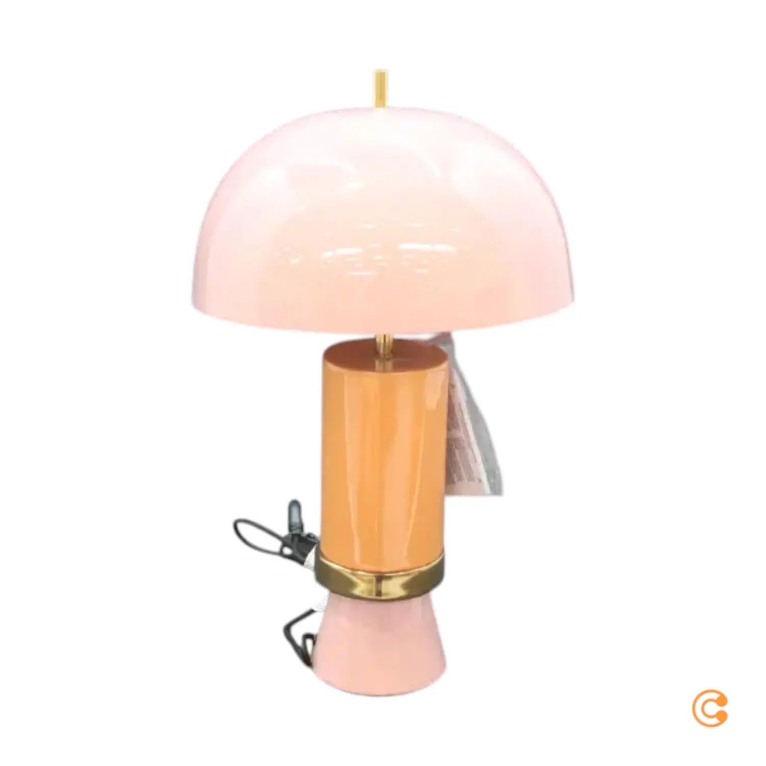 B-Ware Kare Tischleuchte Josy Lampe Pink Orange Leuchte Tischlampe Siehe Text/Foto - 4025621564416