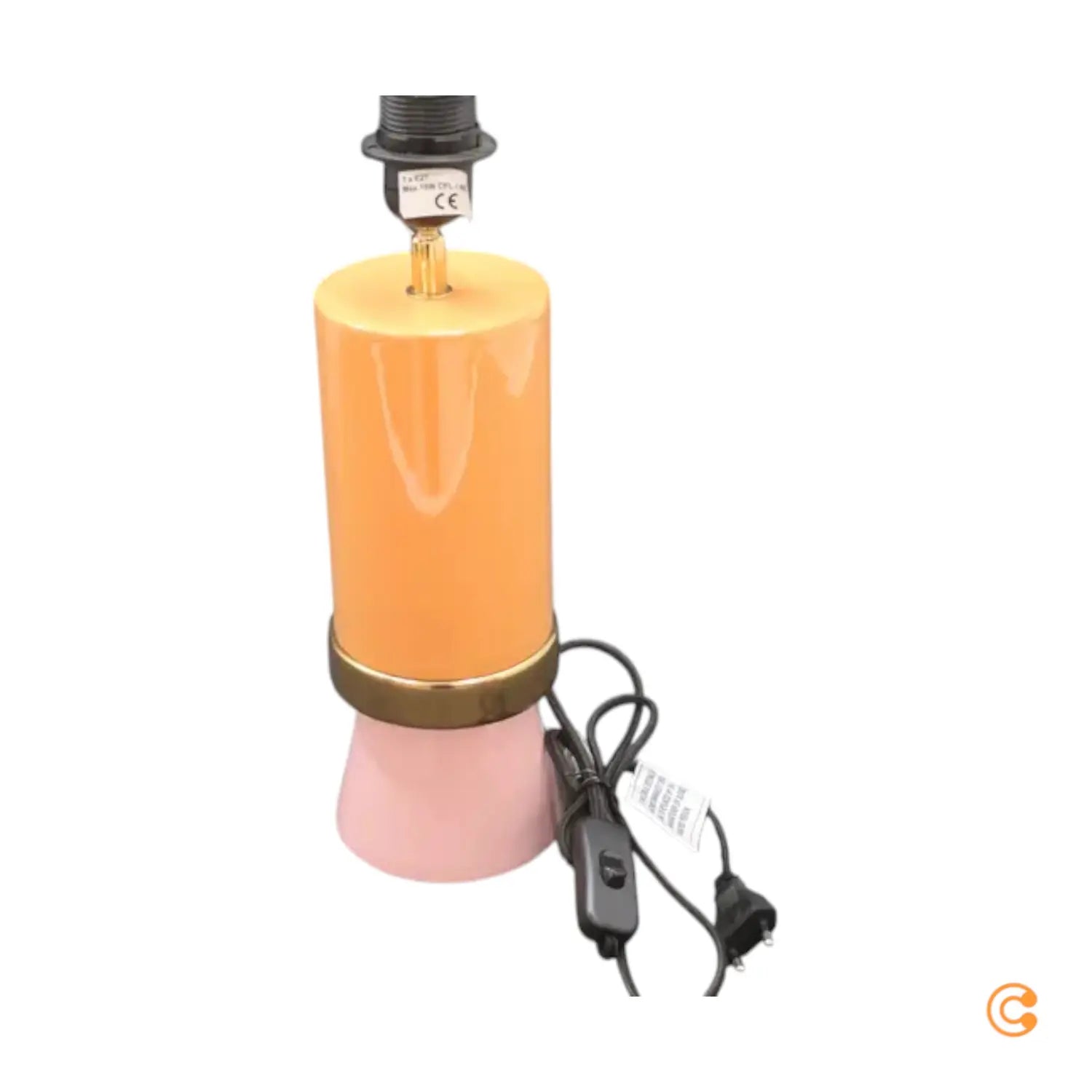 B-Ware Kare Tischleuchte Josy Lampe Pink Orange Leuchte Tischlampe Siehe Text/Foto - 4025621564416