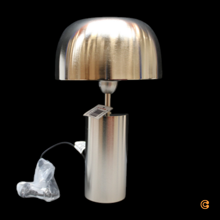 Kare Tischleuchte Lampe Loungy Chrom 38 Cm E27 Leuchte Schreibtischlampe Led B-Ware - 4025621565611