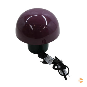 B-Ware Kare Tischleuchte Lampe Mushroom Lila Grün Stahl E14 Led Schalter Kabel 20 Cm