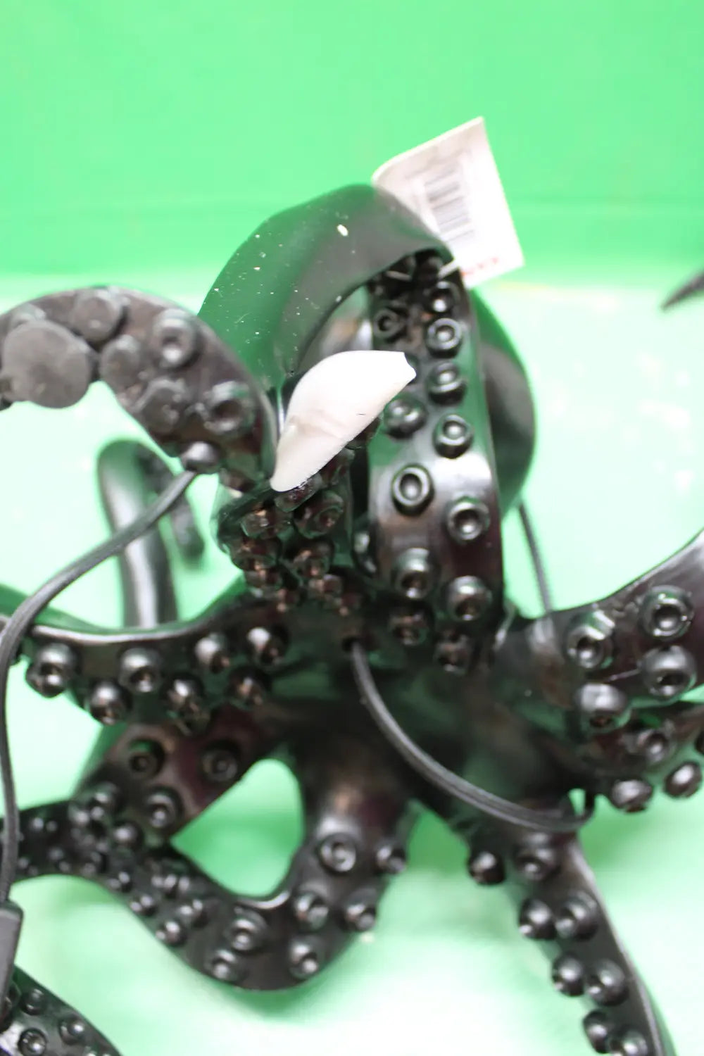 B-Ware Kare Tischleuchte Octopus Schwarz Textil Kunstharz 47cm Led Siehe Text/Foto - 4025621564089
