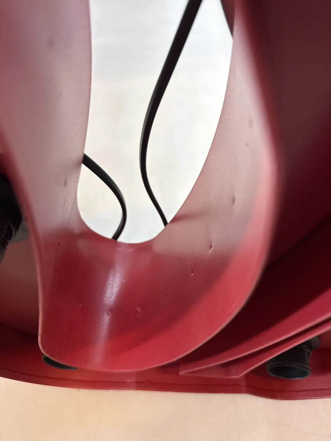 B-Ware Kare Wandlampe Wandleuchte La Dolce Vita Rot Stahl 190cm Siehe Text/Foto - 4025621564447