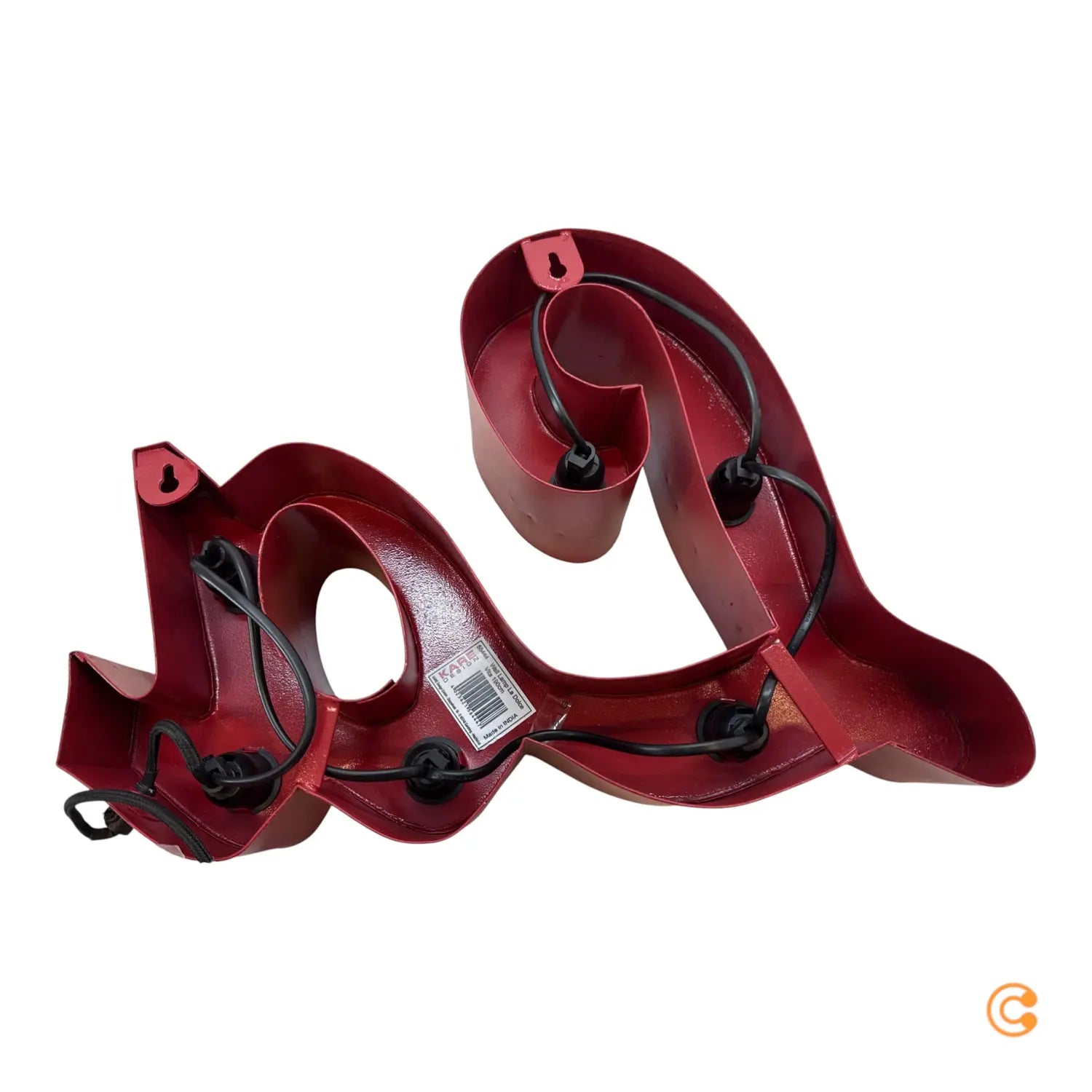 B-Ware Kare Wandlampe Wandleuchte La Dolce Vita Rot Stahl 190cm Siehe Text/Foto - 4025621564447