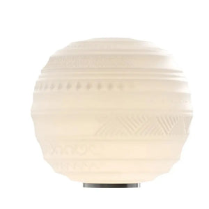 B-Ware Karman Tischleuchte Lampe Glas Braille Leuchte Beleuchtung Mattiert Muster 40cm