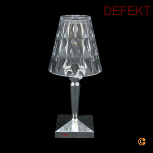 D-Ware Kartell Tischlampe Leuchte Led Klar Kunststoff Battery Ip54 Defektware