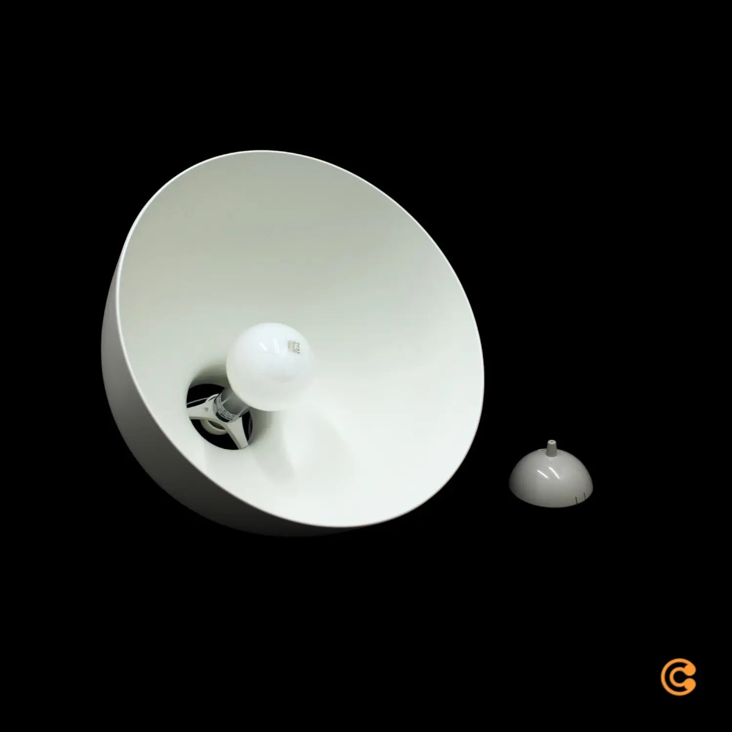 B-Ware Kartell Hängeleuchte Pendelleuchte Bellissima Lampe Taupe Matt Polymer E27 Led - 8058967276404