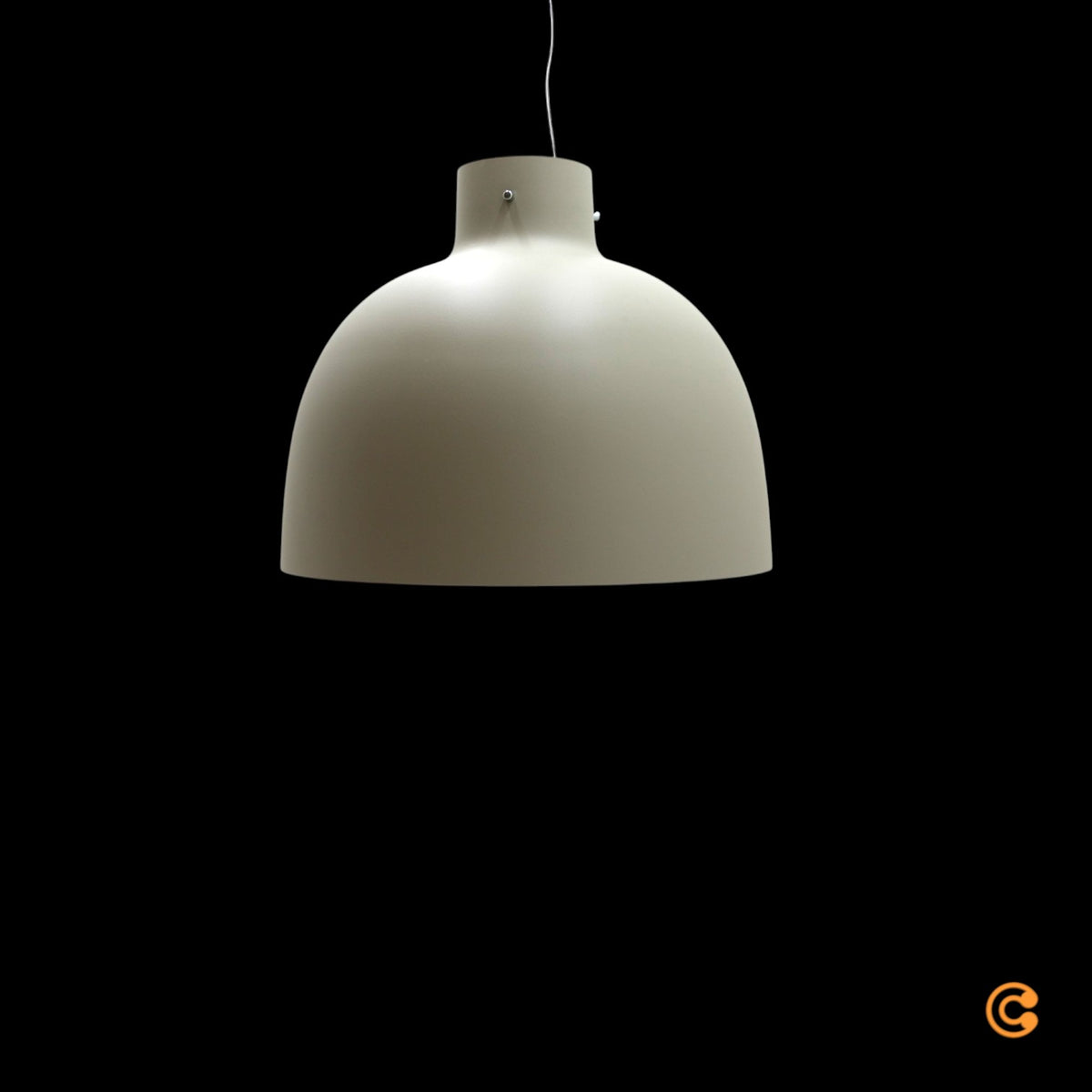 Kartell Hängeleuchte Pendelleuchte Bellissima Lampe taupe matt Polymer E27 LED - 8058967276404