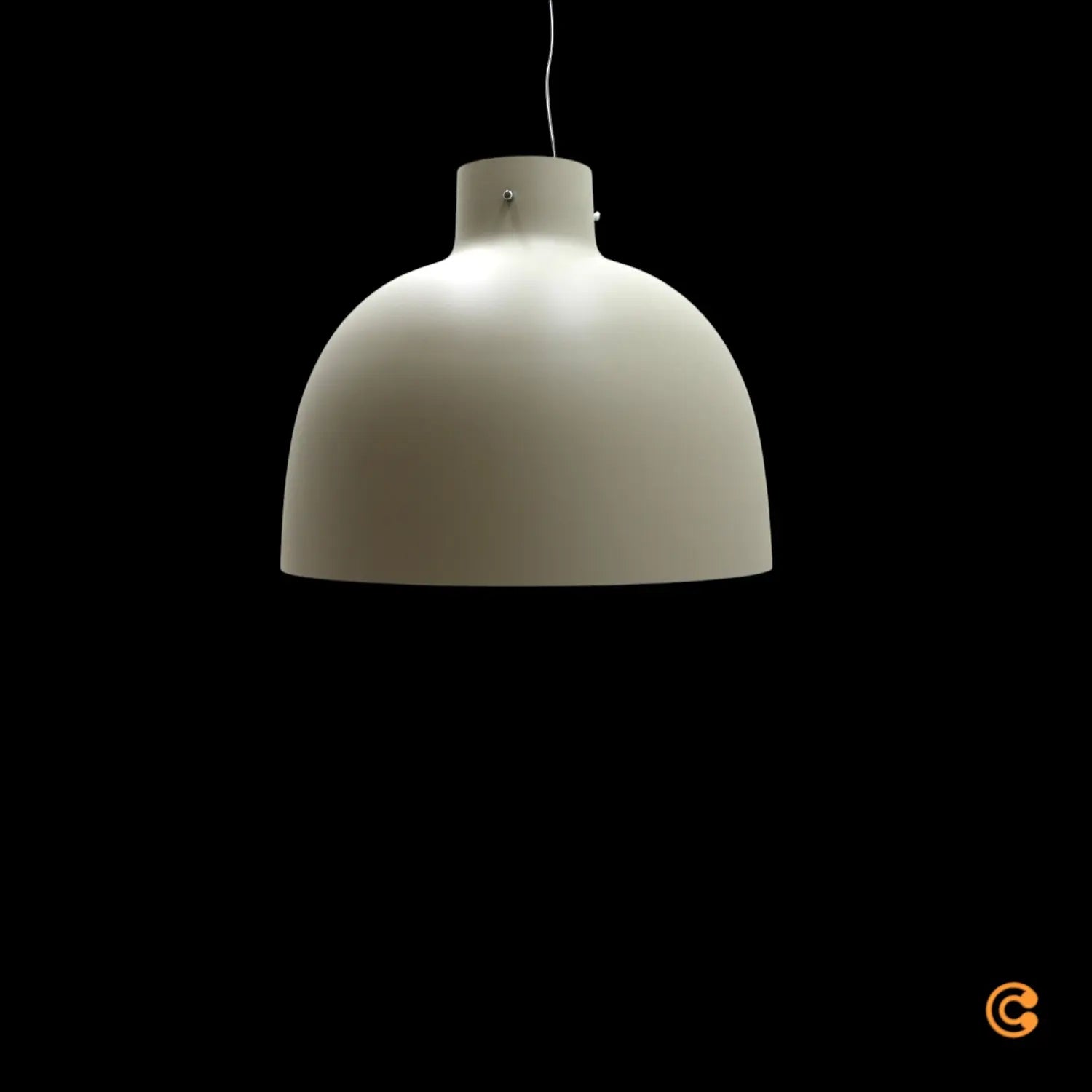 B-Ware Kartell Hängeleuchte Pendelleuchte Bellissima Lampe Taupe Matt Polymer E27 Led - 8058967276404