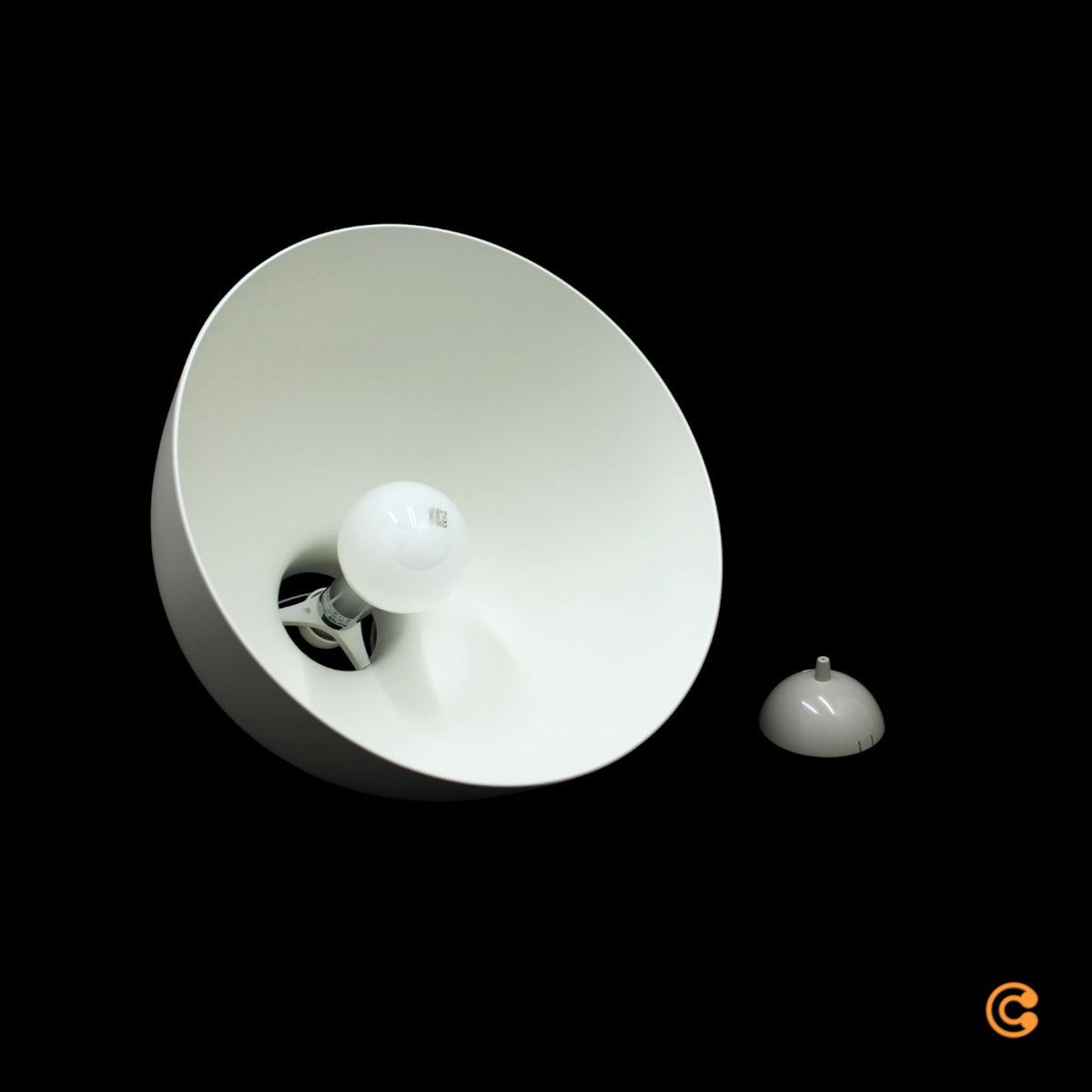 Kartell Hängeleuchte Pendelleuchte Bellissima Lampe taupe matt Polymer E27 LED - 8058967276404