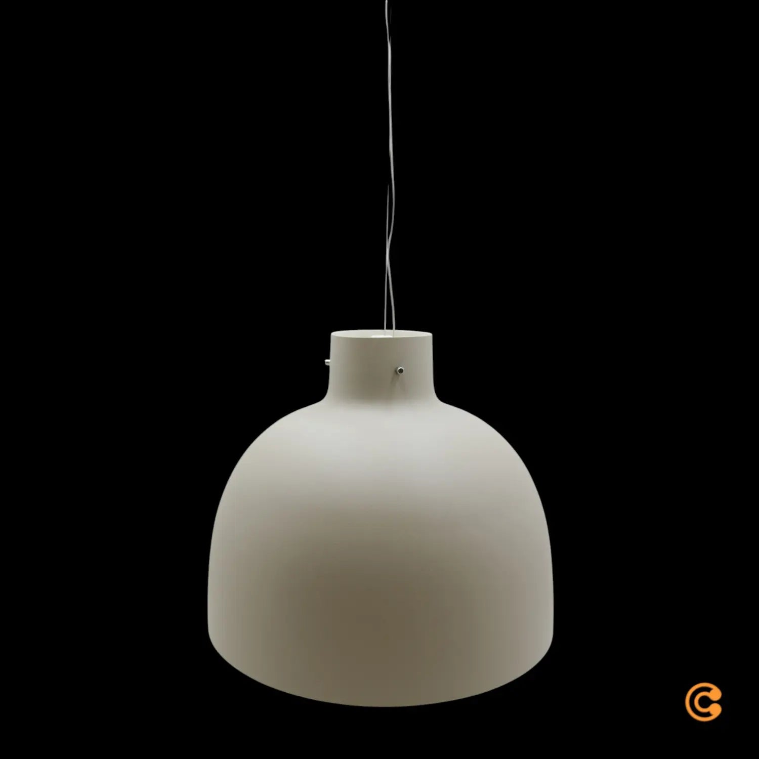 B-Ware Kartell Hängeleuchte Pendelleuchte Bellissima Lampe Taupe Matt Polymer E27 Led - 8058967276404