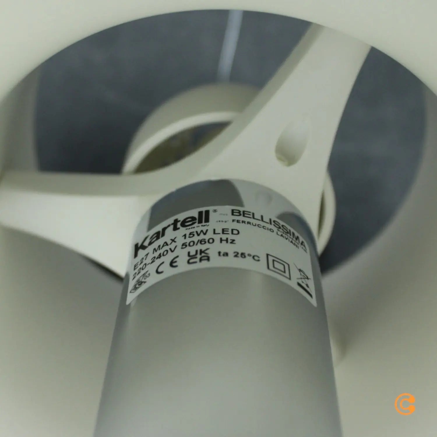 B-Ware Kartell Hängeleuchte Pendelleuchte Bellissima Lampe Taupe Matt Polymer E27 Led - 8058967276404