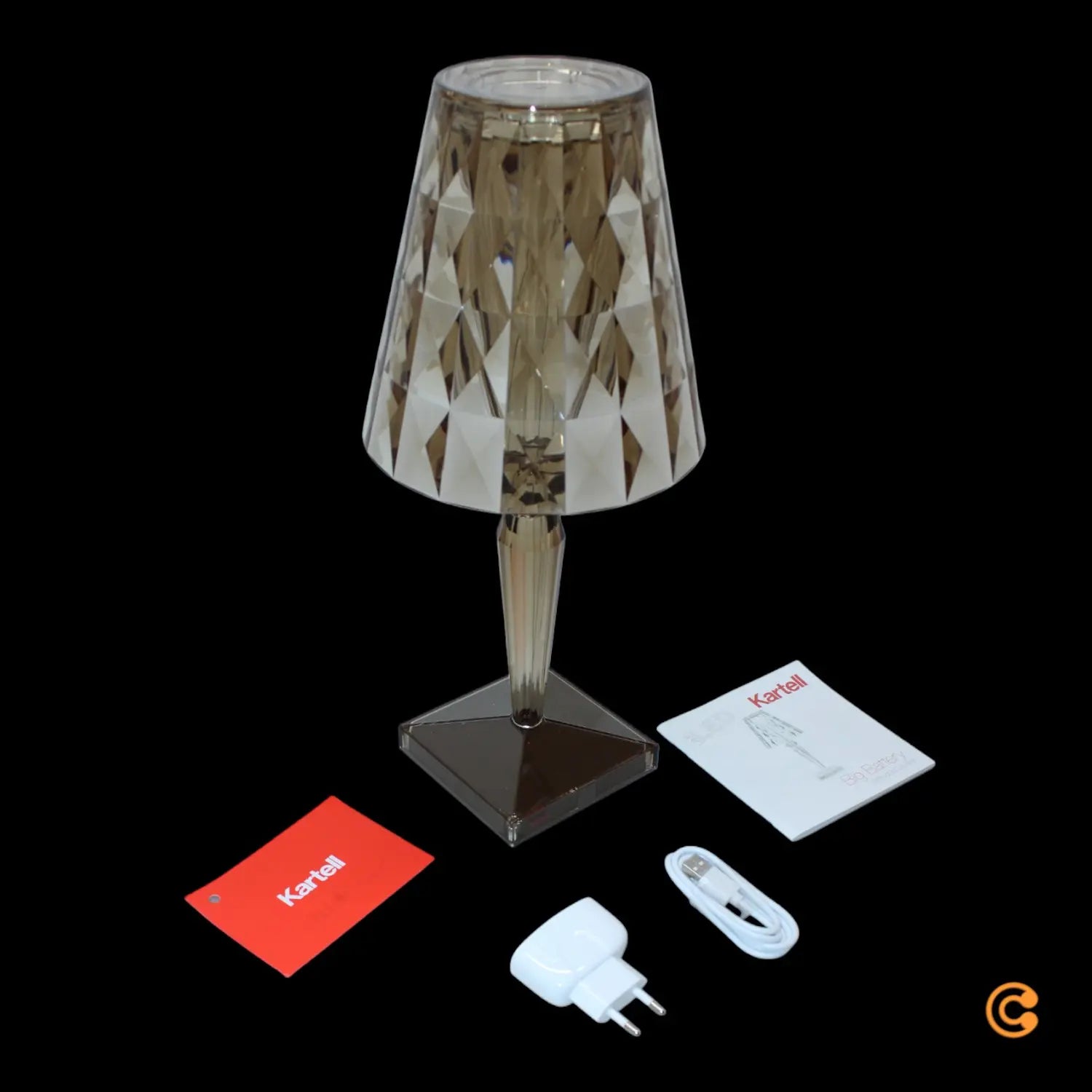 B-Ware Kartell Big Battery Akku Tischlampe Tischlampe Leuchte 37,3cm Siehe Text/Foto - 8058967295313