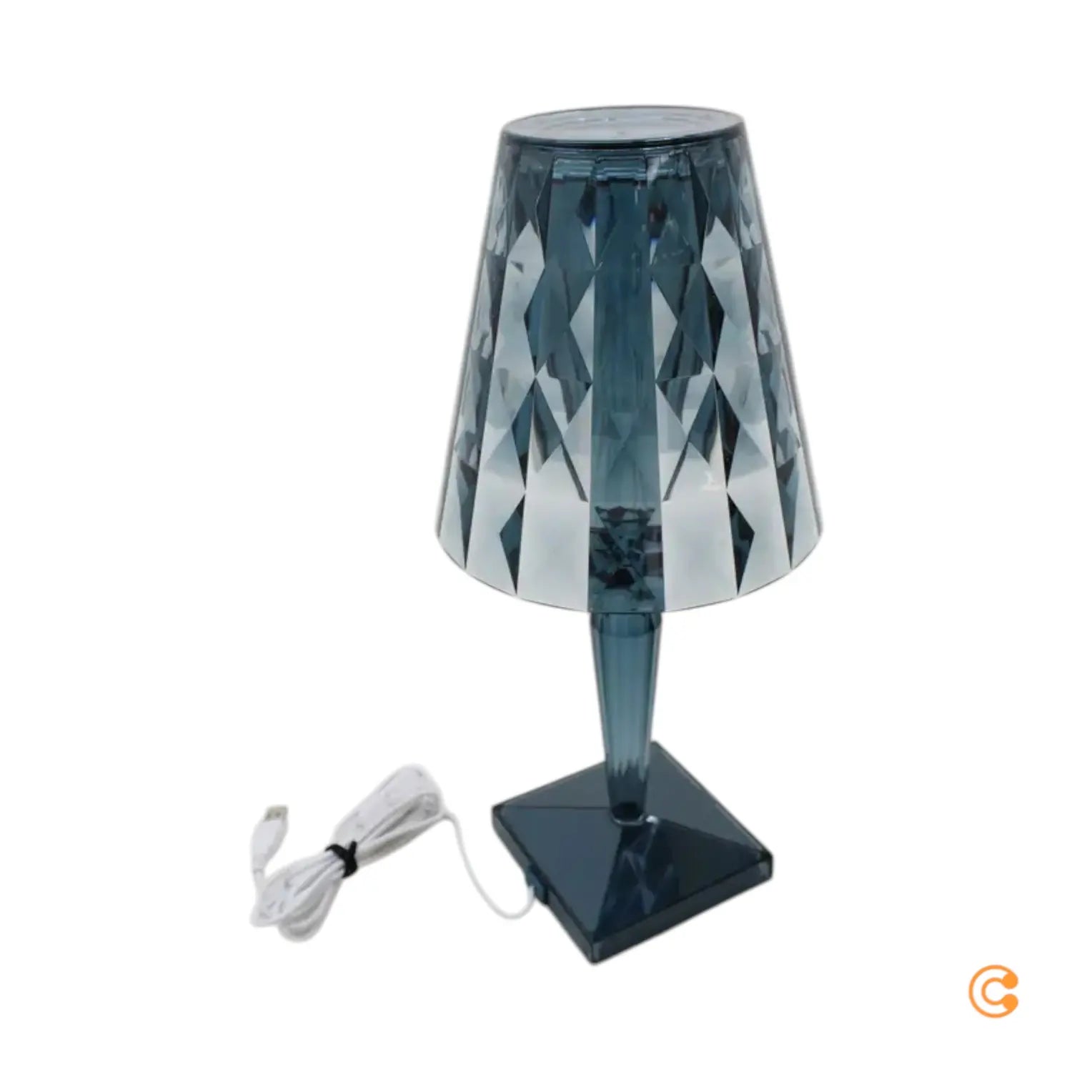 C-Ware Kartell Big Battery Led Tischlampe Tischlampe Leuchte Hellblau Siehe Text/Foto - 8058967295375