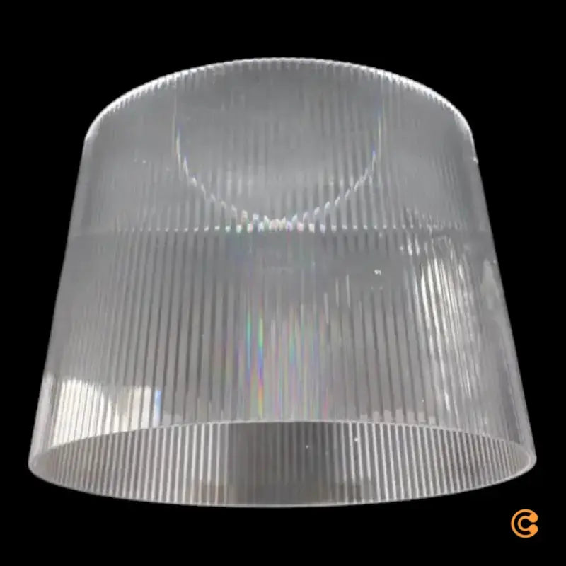 B-Ware Kartell Bourgie Tischleuchte Lampe Kristall Transparent Polycarbonat 3x40 W E14