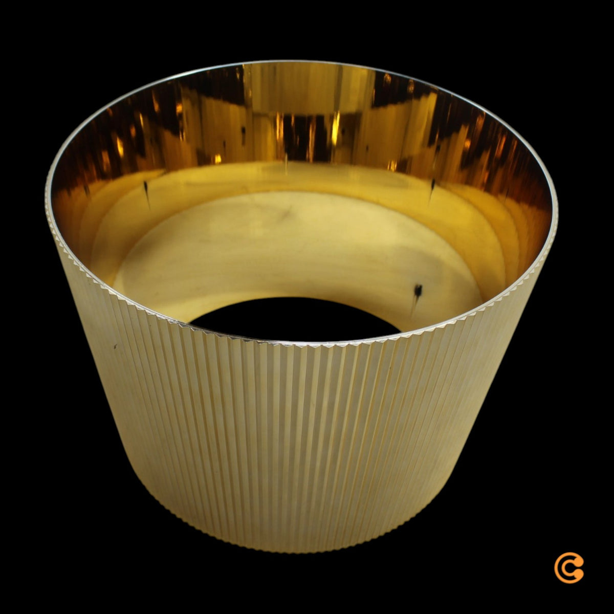 Kartell Tischleuchte Lampe Bourgie LED Gold Schalter Dimmer Höhenverstellbar - 8034105781030