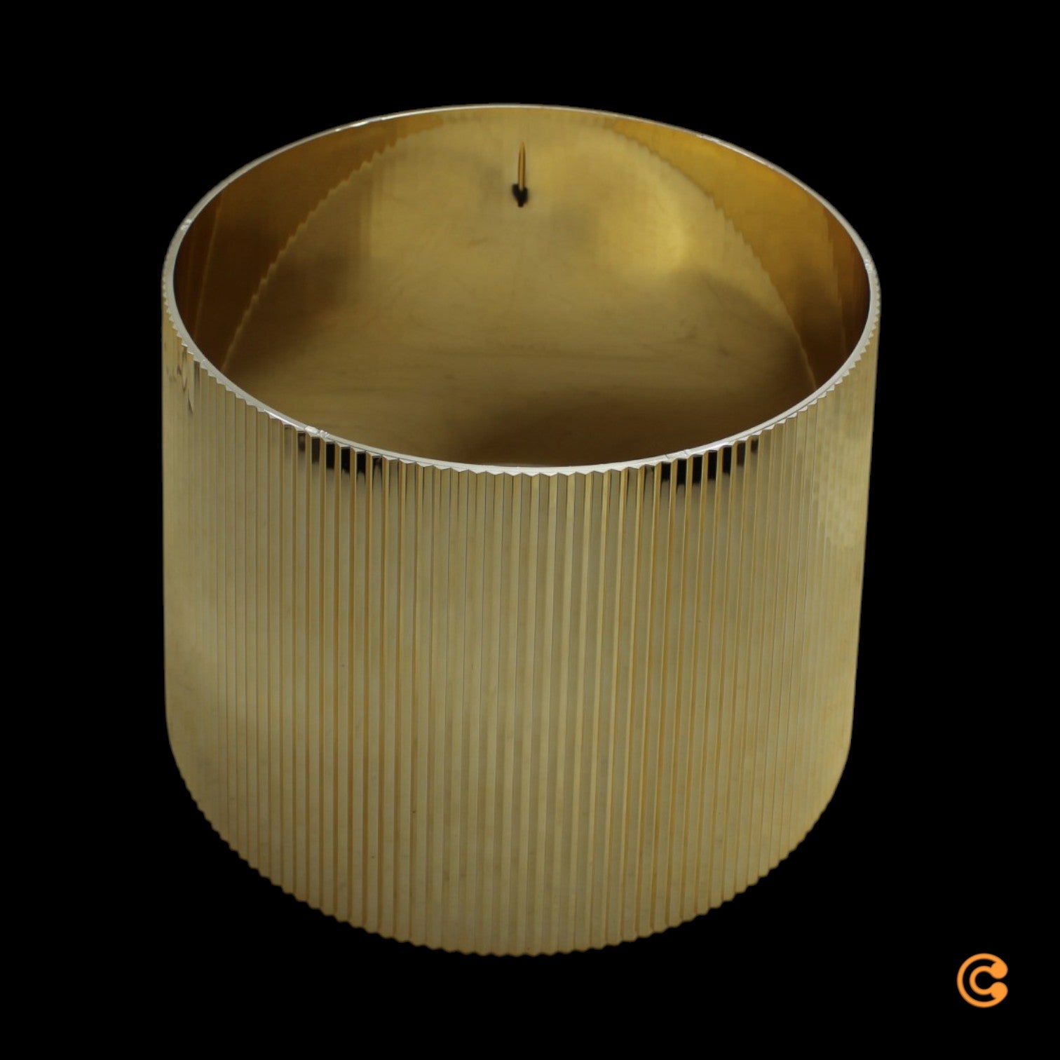 Kartell Tischleuchte Lampe Bourgie LED Gold Schalter Dimmer Höhenverstellbar - 8034105781030