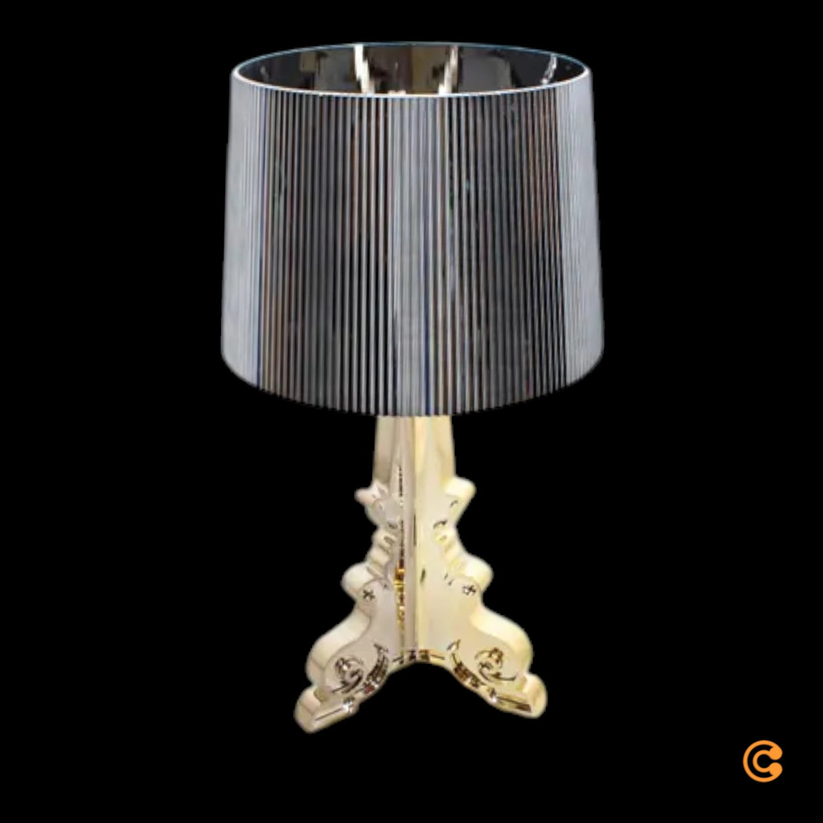 Kartell Tischleuchte Lampe LED Bourgie multicolor titan höhenverstellbar Dimmer - 8058967093384