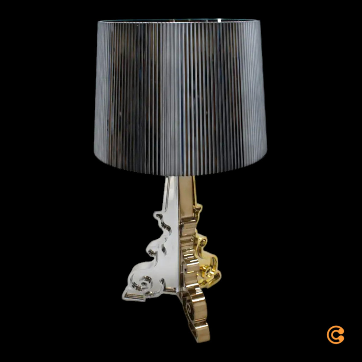 Kartell Tischleuchte Lampe LED Bourgie multicolor titan höhenverstellbar Dimmer - 8058967093384