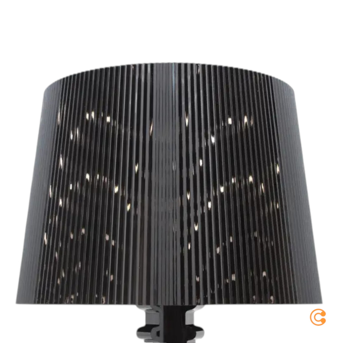 Kartell Tischleuchte Lampe Bourgie LED schwarz Kunststoff dimmbar höhenverstellb - 8058967309560