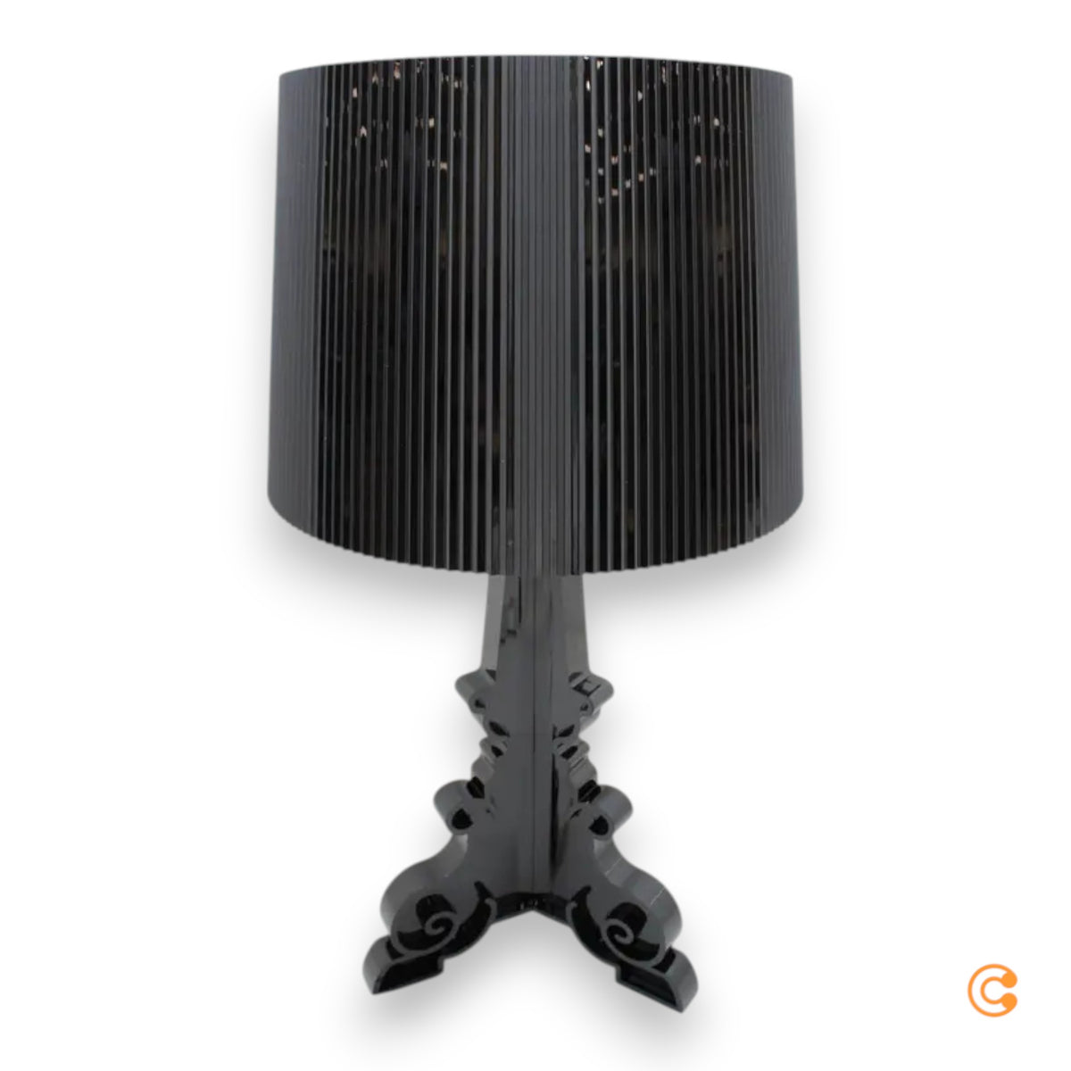 Kartell Tischleuchte Lampe Bourgie LED schwarz Kunststoff dimmbar höhenverstellb - 8058967309560