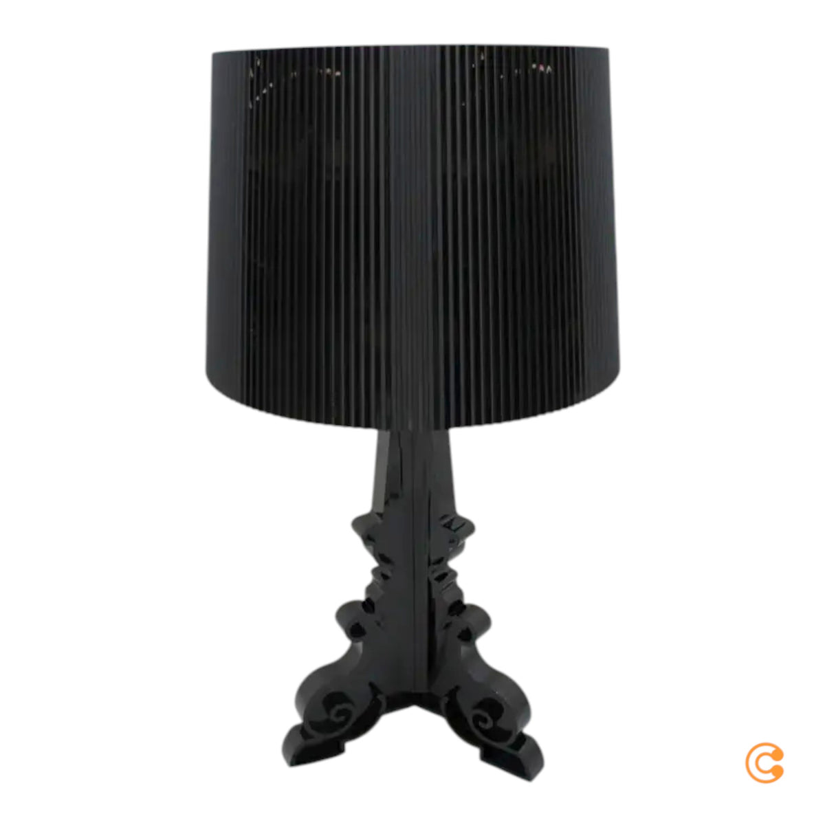 Kartell Tischleuchte Lampe Bourgie LED schwarz Kunststoff dimmbar höhenverstellb - 8058967309560