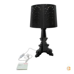 B-Ware Kartell Tischleuchte Lampe Bourgie LED schwarz Kunststoff dimmbar höhenverstellb