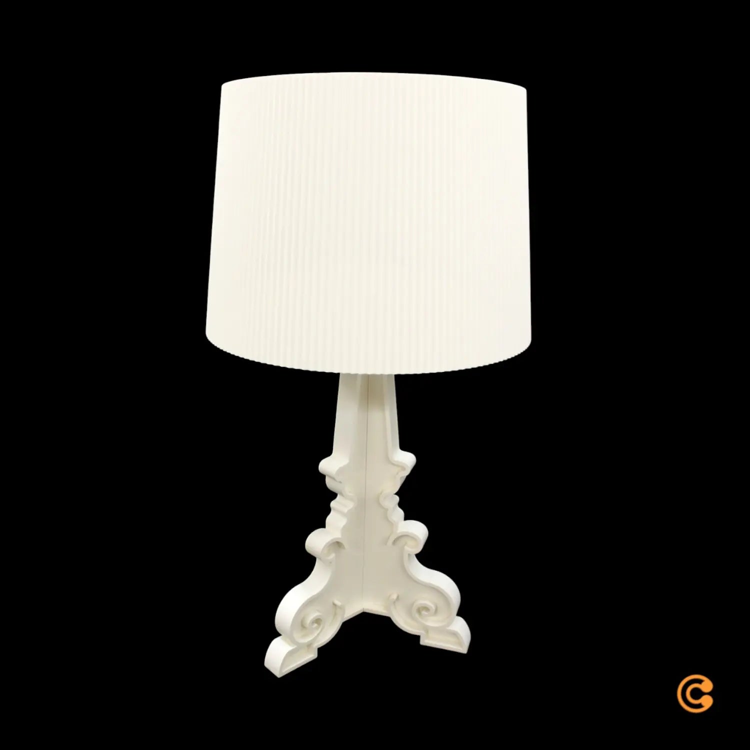 B-Ware Kartell Tischleuchte Lampe Led Bourgie Leuchte E14 Weiß Dimmbar Warmweiß - 8058967311822