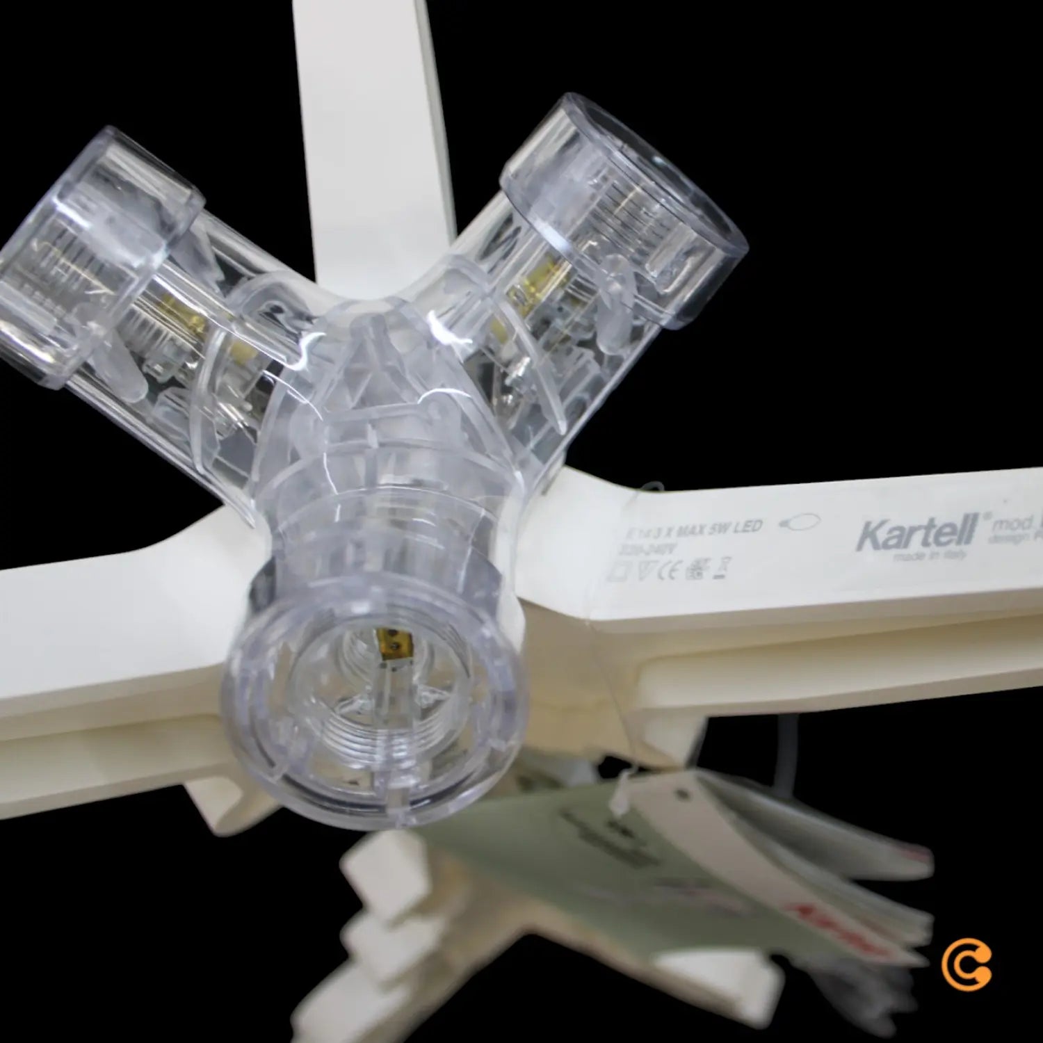 B-Ware Kartell Tischleuchte Lampe Led Bourgie Leuchte E14 Weiß Dimmbar Warmweiß - 8058967311822