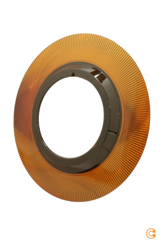 B-Ware Kartell By Laufen All Saints Led Spiegel Badspiegel Wandspiegel ø78cm Bernstein - 8058967200263