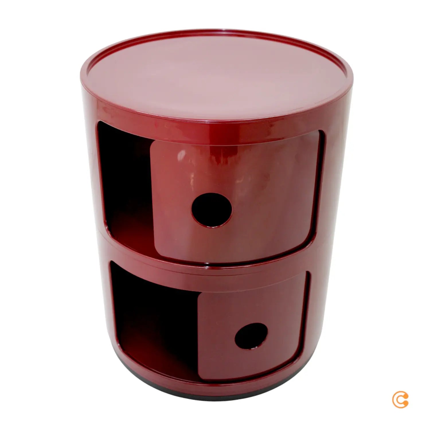 B-Ware Kartell Componibili Container Aufbewahrung Burgundy 2 Fächer Abs Container Box - 8058967361384
